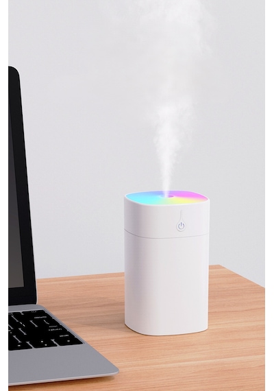 400 Ml Ultrasonik Oda Ve Araç Hava Nemlendirici Buhar Makinesi Ve Aroma Difüzörü