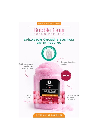 Sakız Aromalı Canlandırıcı & Yumuşatıcı El Ayak Ve Vücut Bakım Peelingi 800gr