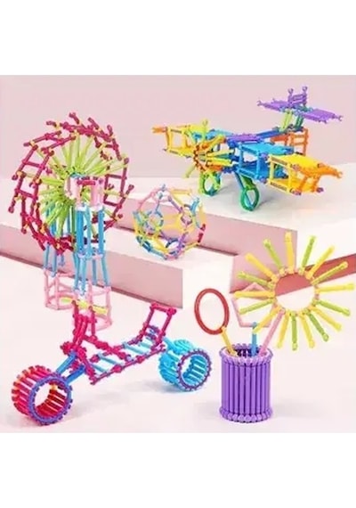 Aerobic Çubuklar Oyunu 230+parça Aerobic Sticks Eğitici Ve Eğlenceli Lego Oyunu-9061423377859