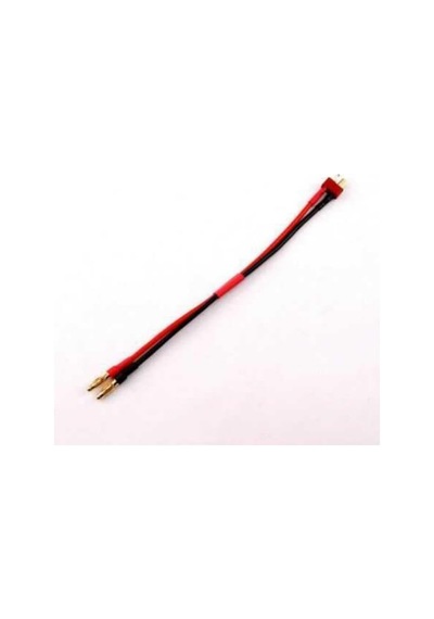 16awg Banana - T Plug Erkek Dönüştürücü Kablo - 21 Cm