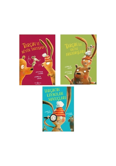 Tarçın In Kaybolan Havuçları, Tarçın Ile En Iyi Arkadaşları, Tarçın Ve Büyük Tartışma 3 Kitap