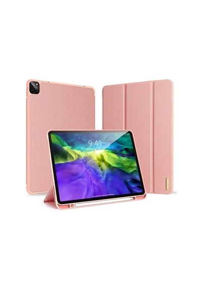 Dux Ducis İpad Pro 12.9 2021-2020-2018 Kılıf Kalem Yerli Soft Tpu Mıknatıslı Domo Series Kılıf- 57