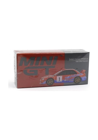 Mini Gt 1/64 Subaru Impreza Wrc97 1 1999 Drm Champion