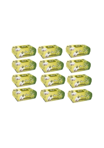 Sleepy Islak Havlu Zeytinyağlı 12'Li Paket 1080 Yaprak