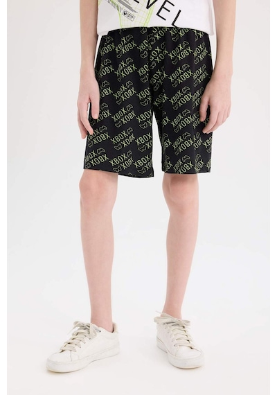 DeFacto Erkek Çocuk Xbox Pijama Takımı Kısa Kollu Üst Şort E0339A825SMWT34