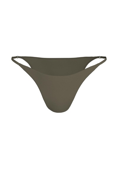 Calvin Klein Kadın Haki Tanga Bikini Altı-13721 Haki
