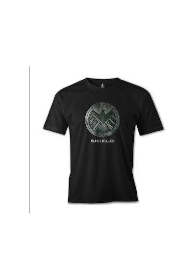 S.H.I.E.L.D Siyah Erkek Tshirt