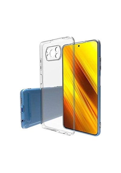 Poco X3 Nfc Uyumlu Kamera Korumalı 3D Şeffaf Silikon Kılıf 555037262