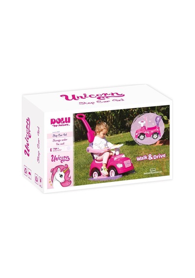 2537 Unıcorn Araba 4ü 1 Arada Beyaz