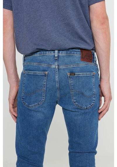 Lee Malone Skinny Fit Dar Kesim Normal Bel Açık Mavi Esnek Jean Kot Pantolon