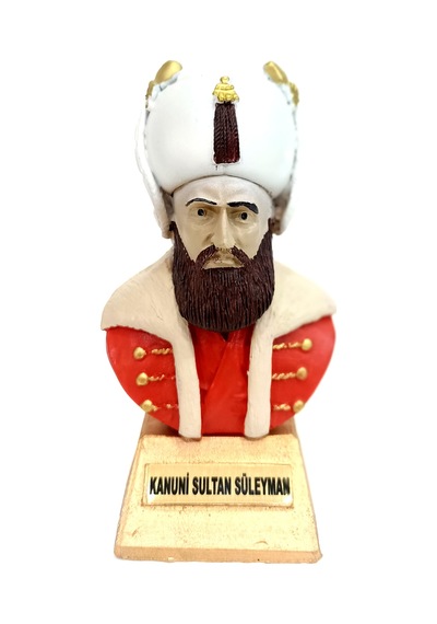 Kanuni Sultan Süleyman Biblo 15 X 7 Cm Osmanlı Padişahlar