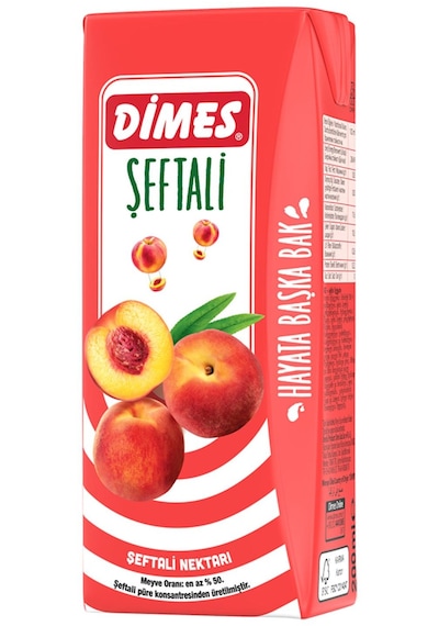 Dimes Şeftali Nektarı 200 Ml X 27 Adet