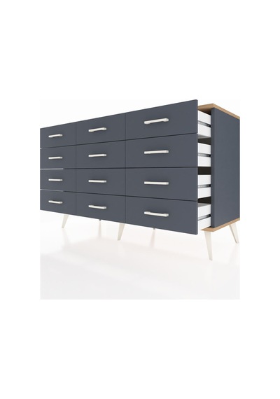 Hyperion Konsol 12 Çekmeceli 132x44x83 Antrasit-aytaşı/antrasit Aytaşı/antrasit Hyperion Konsol 12 Çekmeceli 132x44x83 Antrasit-aytaşı/antrasit Aytaşı/antrasit