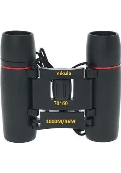 70x60 Cepte Taşımalı Kauçuk Kaplamalı Mini Dürbün Beyaz