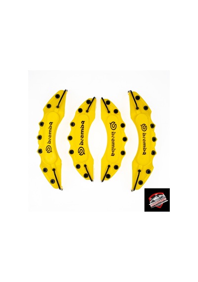 Sarı Brembo Üstü Baskılı Kaliper Kapağı 4'Lü Set
