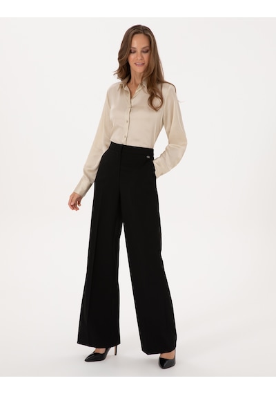 Pierre Cardin Kadın Siyah Pantolon 50319006-vr046 Siyah