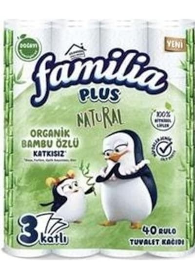 Familia Natural 3 Katlı Bambu Tuvalet Kağıdı 6 x 40'lı