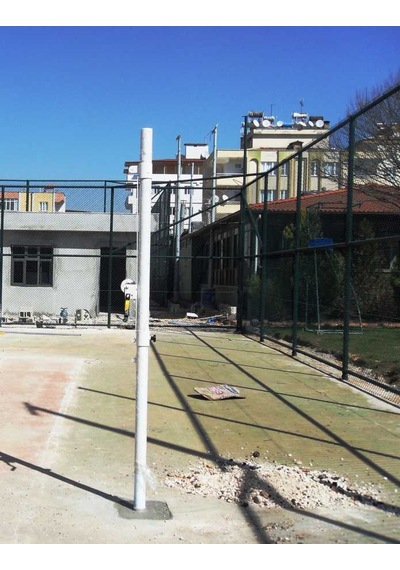 Adelinspor Diomond Voleybol Direği Metal Yükseklik Ayarlı Gerdirme Aparatlı Ankrajlı