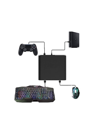 PS4 Pro Switch Xbox One Keyboard Klavye Mouse Çevirici Adaptör