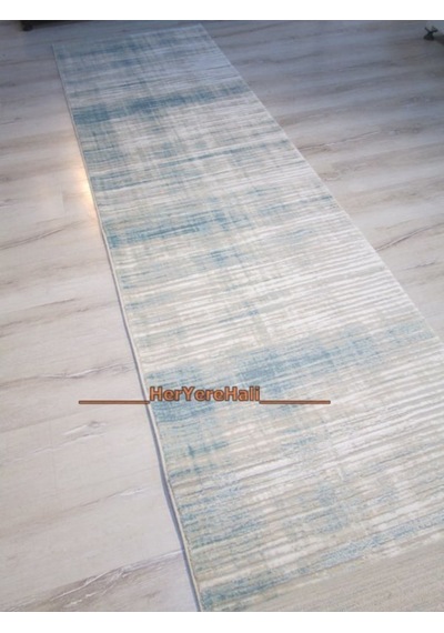 Tiffany Halı Tuana Tu214Mavi Halı Yolluk 100X180 Cm