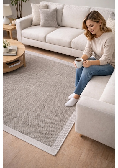 Merinos Rs Sisal 79270-071 Özel Kesme Halı Kahverengi Çok Renkli