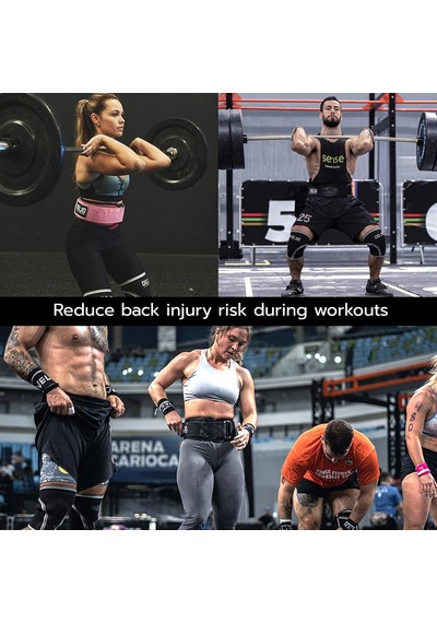Pro-locking Halter Kemeri - Ayarlanabilir Neopren Kemer, Jimnastik, Vücut Geliştirme, Çapraz Antrenman, Powerlifting