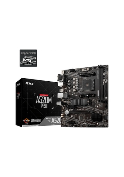 Msı A520m Pro Ddr4 4600/1866mhz M.2 M.atx Am4