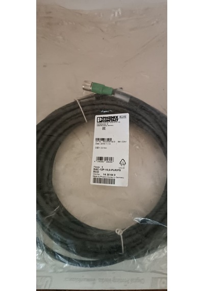 Sac-12p-10,0-pur/fs Sco - Sensor/actuator Cable 1430640 Phoenix C
