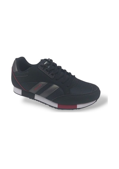 Lescon Boston 6 Erkek Siyah Sneakers Spor Ayakkabı