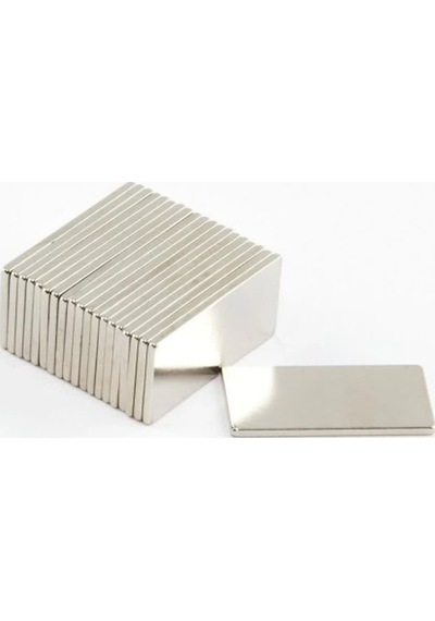 Zenvia 5 Adet 15x10x1.5 Mm Köşeli Neodyum Mıknatıs N35 Magnet Dayanıklı Nikel Kaplama Znv2026