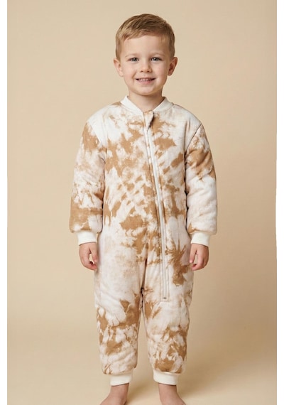 Zeyland Unisex Çocuk Elyaf Dolgulu Uyku Tulumu - Camel Camel