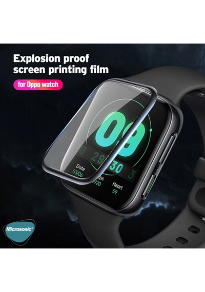 Microsonic Oppo Watch 41Mm Tam Kaplayan Cam Full Ekran Koruyucu S