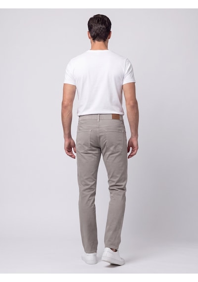 Gri Dynamic Fit Erkek Chino Pantolon