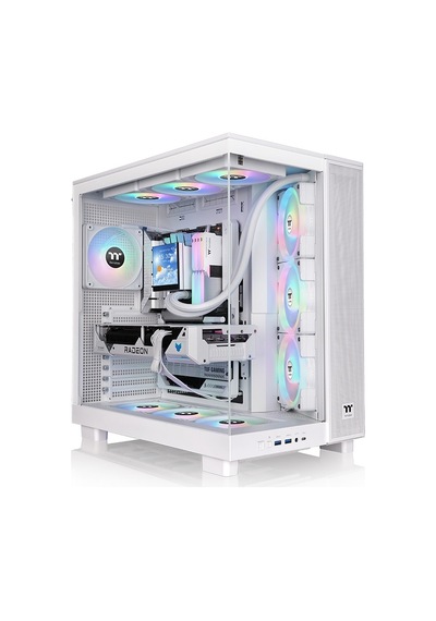 Thermaltake View 380xl Temperli Cam 4x120mm Usb 3.0 Beyaz Argb Akak0thr0004