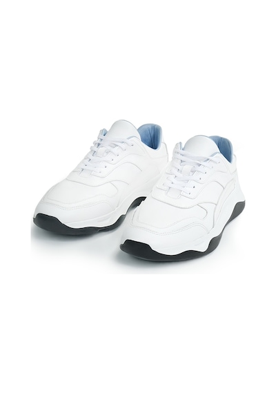 Max Up Whıte Beyaz Sneaker Erkek Deri Ayakkabı 001