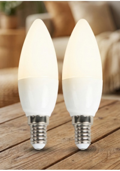10 Adet Cata Ct 4079 Buji Led Ampul 7w Beyaz Işık 6400k E14 Duy 10 Adet