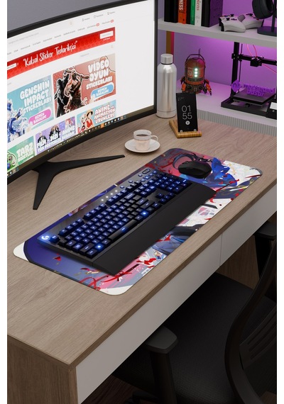 Clorinde Genshin Impact Anime Gacha V4 - 70x30 Xl Gaming Mouse Pad Fare Altlığı