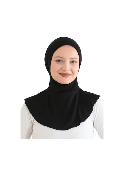 Modish Group Kadın Boyunluklu Hijab Tesettür Pratik Spor Bone - Sarı Siyah