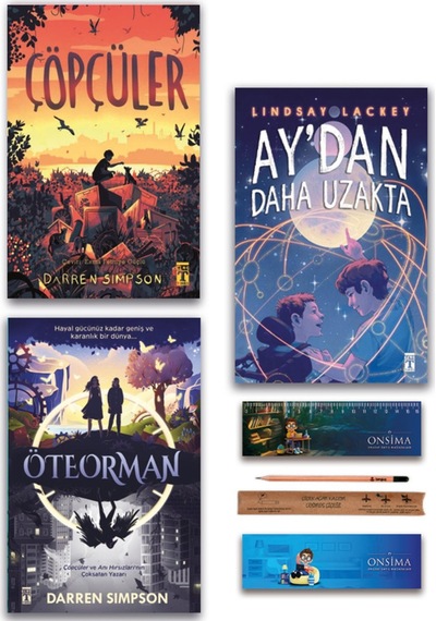 Genç Timaş Ay Dan Daha Uzakta - Öteorman - Çöpçüler Set 3 Kitap