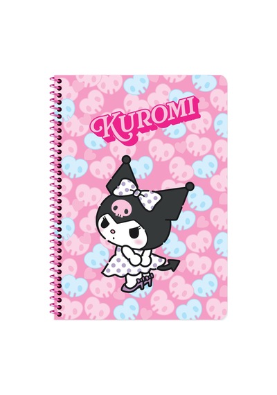 Kuromi A4 80 Yp Çizgili Spr.karton Kapak Defter - Pembe Çok Renkli