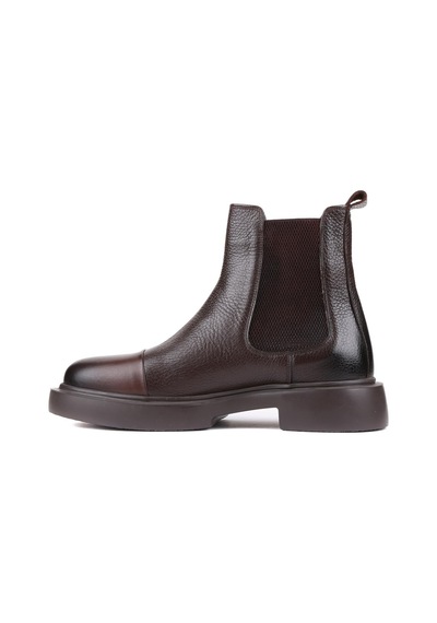 Shoetyle - Kahverengi Deri Erkek Chelsea Bot 250-080-920-kahverengi Kahverengi