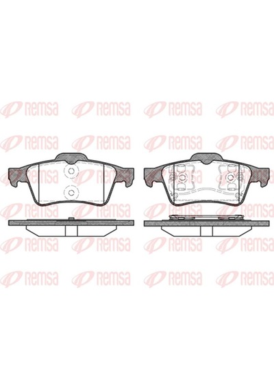 OPEL VECTRA-C 2.0 MAZDA 1.6 CONNECT 1.8 ARKA BALATA REMSA 0842-00