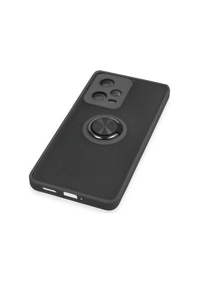 Xiaomi Redmi Note 12 5g Kılıf Montreal Yüzüklü Silikon Kapak - Siyah 0.2M-Çok Renkli