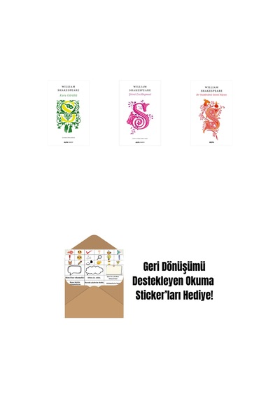 Kuru Gürültü + Kral Lear Ciltli + Kral Lear + Okuma Sticker'ları