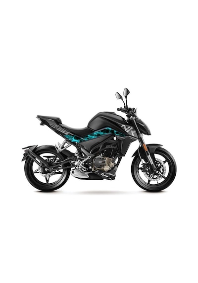 2023 Cfmoto Nk250 Turqoise Turkuaz Orta Şase Sticker Etiket Mo