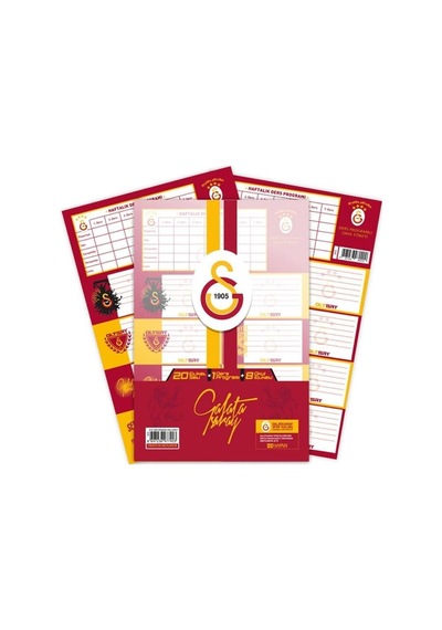 Galatasaray Etiket Okul 3yp 25'li Paket Çok Renkli