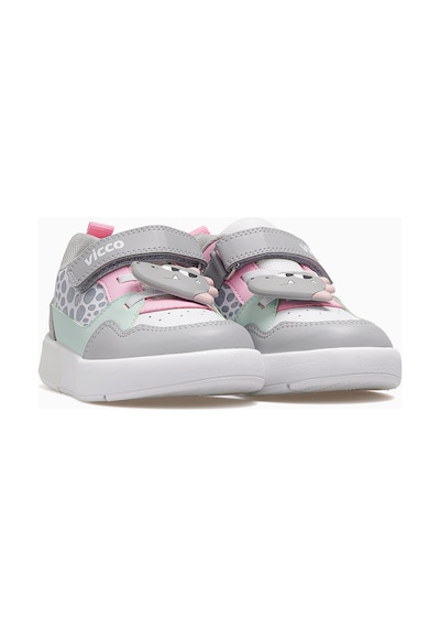Vicco Borka Kız Çocuk Işıklı Hafif Sneaker Ayakkabı 26y 346.109 Pk Gri