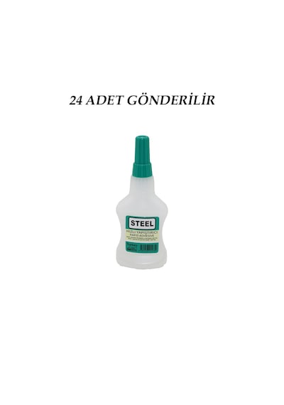 24 Adet Wincell Steel Hızlı Yapıştırıcı 37gr Mdf-ahşap-metal-plastik-deri