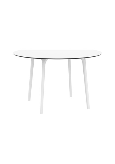 Asmasa44 Siesta 120 CM Çap Maya Yuvarlak Masa Beyaz