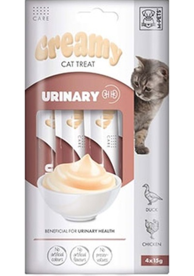 M-pets Üriner Sistem Krema Kedi Ödül Maması 4x15 Gr 244-30041.01